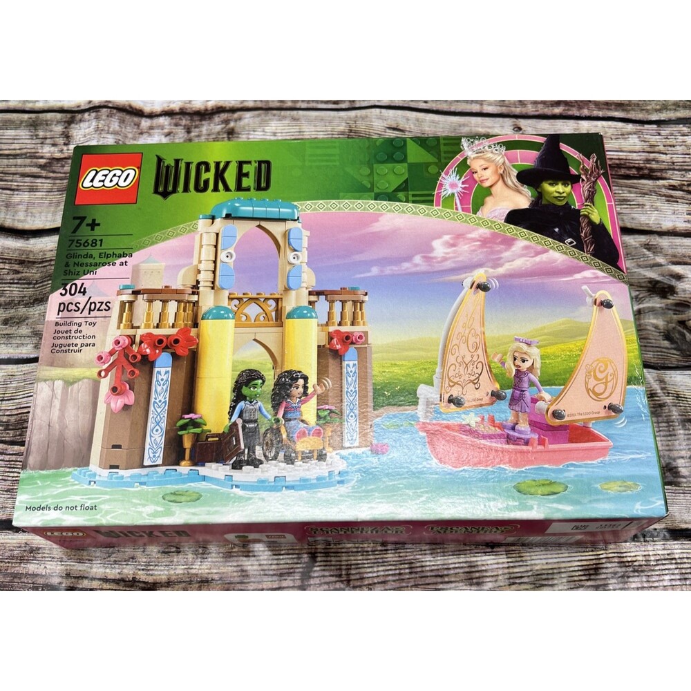 NEW/Sealed -LEGO WICKED: Glinda, Elphaba & Nessarose at Shiz University (75681)
